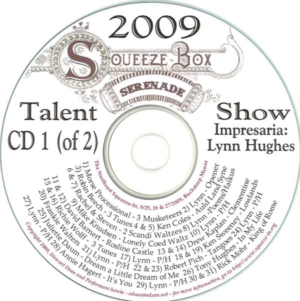 2009 Talent Show CD #1