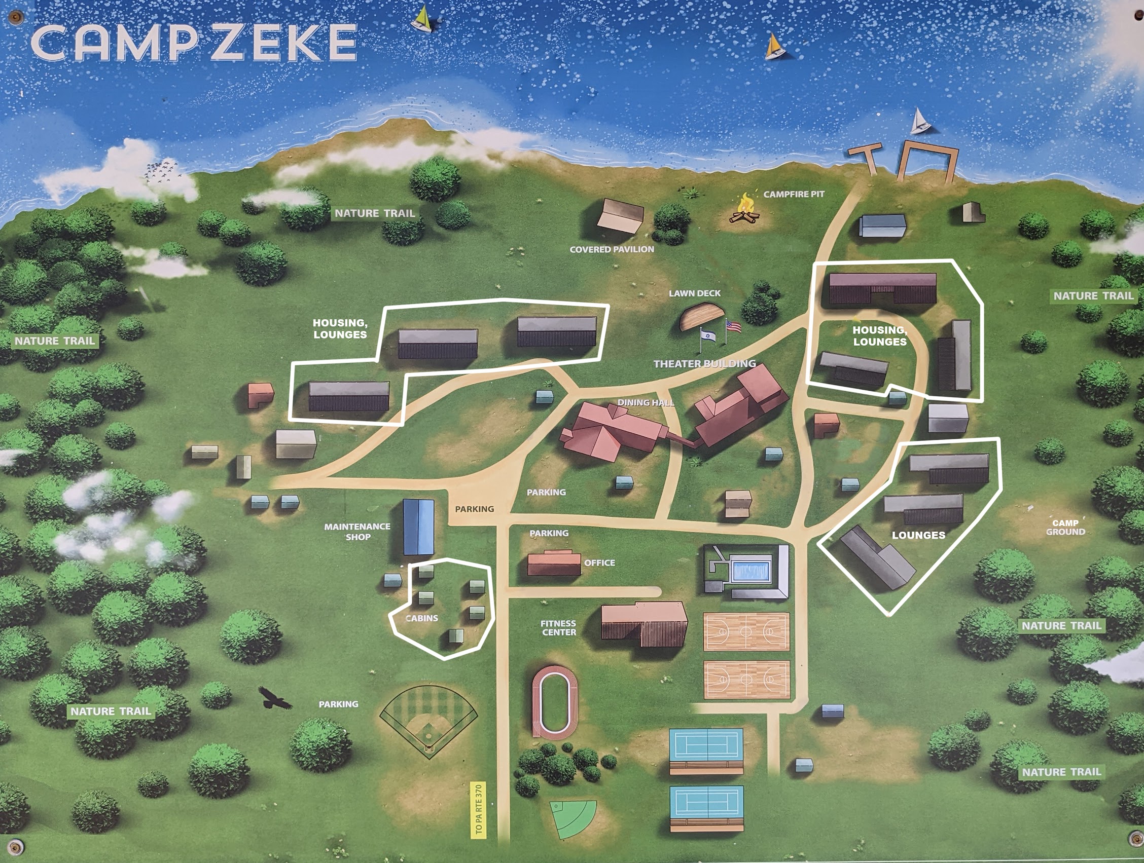 Camp Zeke Map