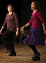 Peggy and Sarah clogging